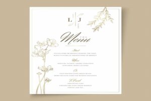 Wedding Menu